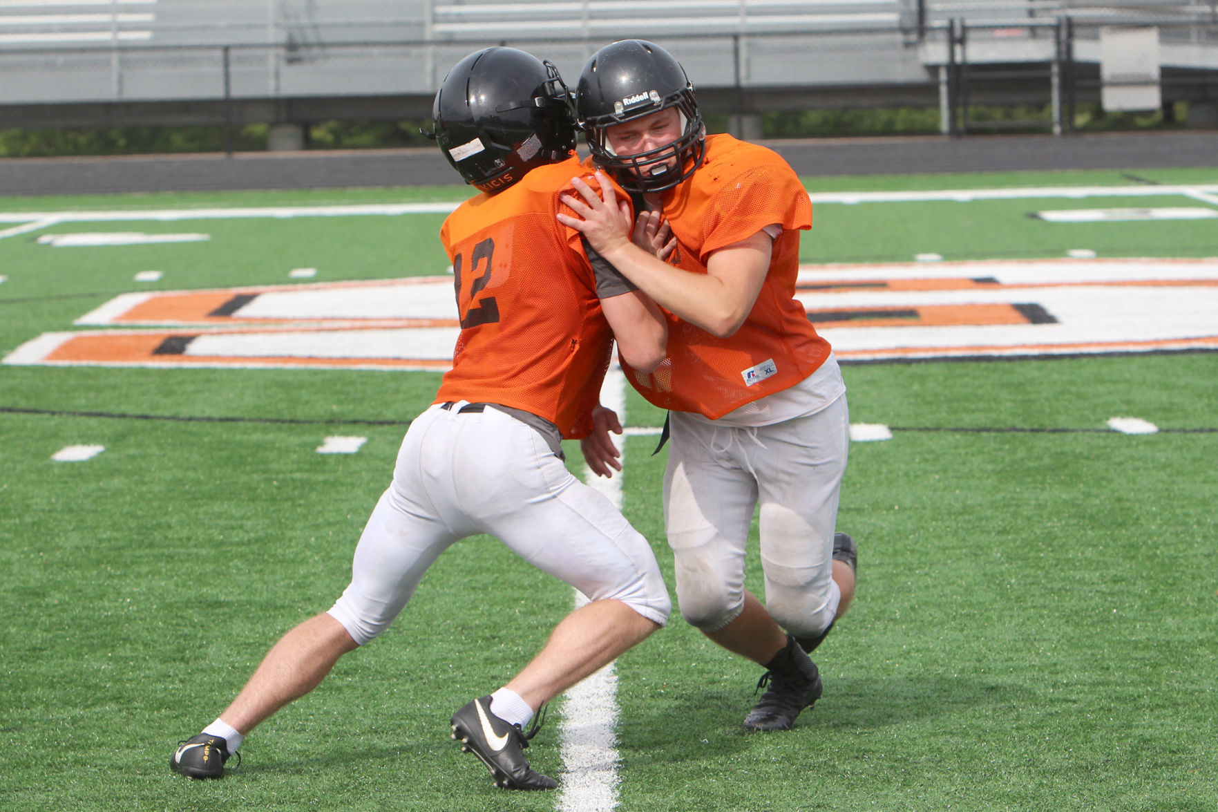 Stanley-Boyd football practice 8-12-19